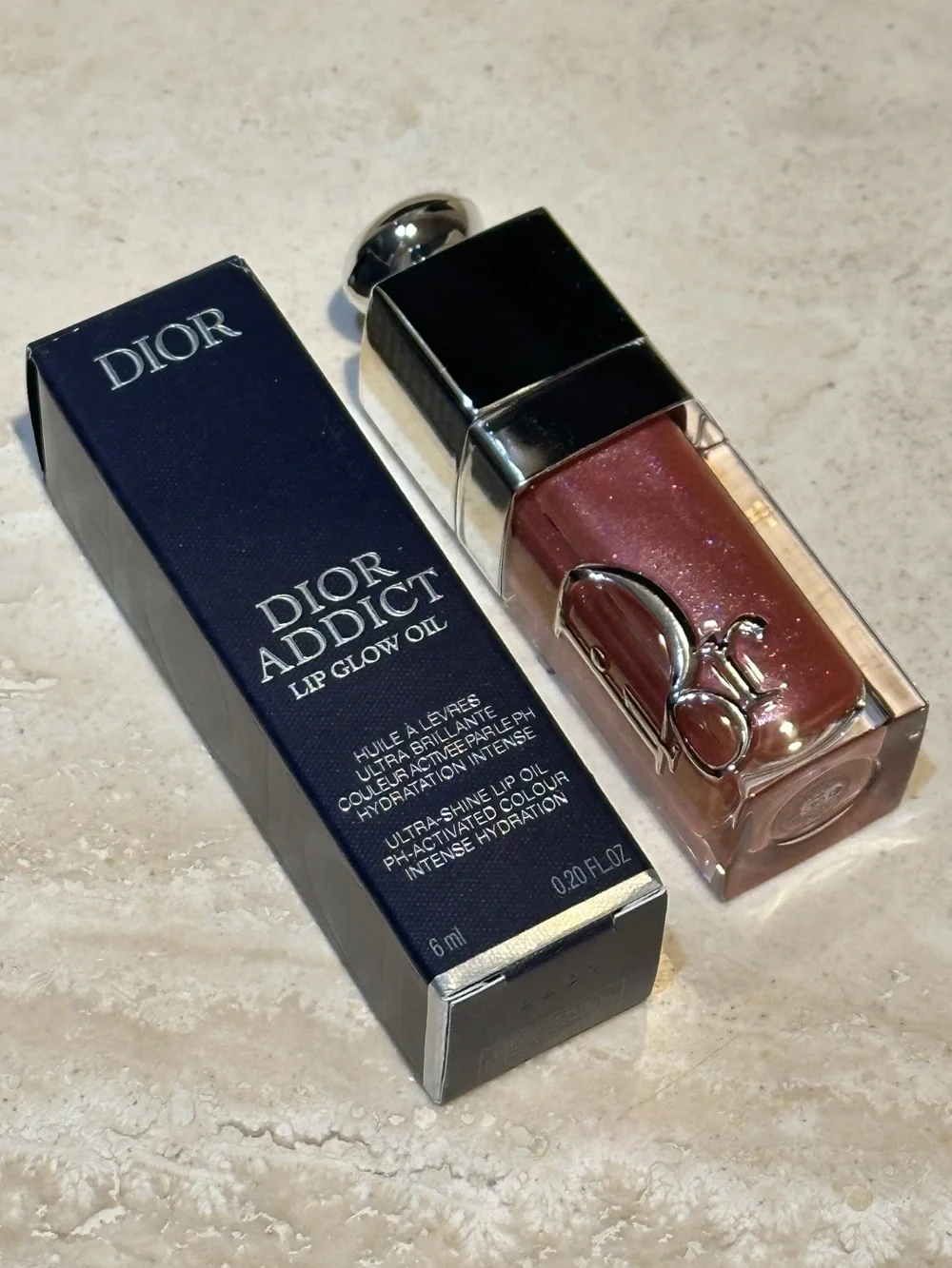New Release Dior Lip Glow Oil - 087 Spicy Sparkly Finish
